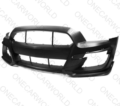 Unpainted GT500 front bumper cover for 2010–2014 Ford Mustang models, included in OneCarWorld conversion kit