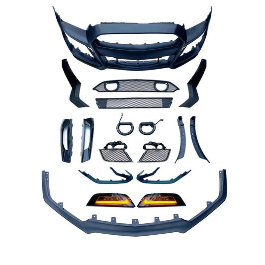 MP Concepts Front Bumper Mustang GT500 Style 2010-2012 and 2013-2014 Unpainted Onecarworld