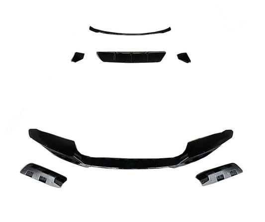 2015-2019 BMW F16 X6 M-PERFORMANCE STYLE FRONT+REAR AERO BODY KIT (BLACK)