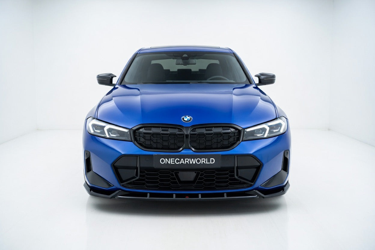 BMW 3 Series M340i / M-Pack G20 / G21 Facelift 2022 Front Splitter Glossy Black Onecarworld