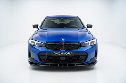 BMW 3 Series M340i / M-Pack G20 / G21 Facelift 2022 Front Splitter Glossy Black Onecarworld