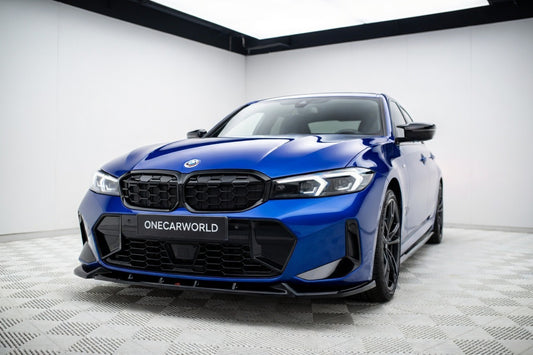 BMW 3 Series M340i / M-Pack G20 / G21 Facelift 2022 Front Splitter Glossy Black Onecarworld