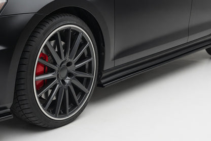 Volkswagen Golf GTI MK7 2015–2021 Side Skirts Glossy Black Onecarworld