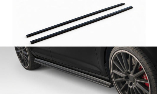 Volkswagen Golf GTI MK7 2015–2021 Side Skirts Glossy Black Onecarworld