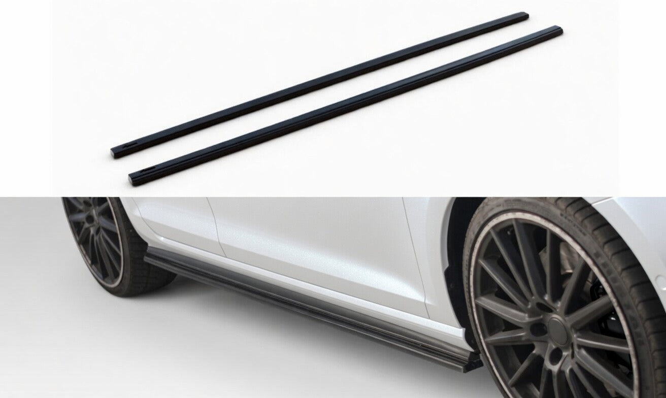 Volkswagen Golf GTI MK7.5 2015–2021 Side Skirts Glossy Black Onecarworld