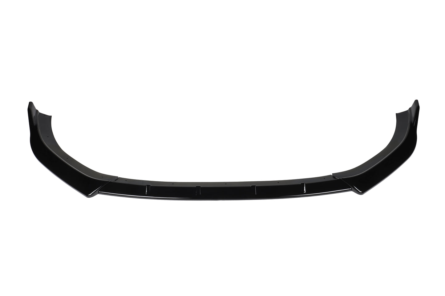 Audi A3 Front Lip 2014-2016 Glossy Black, Flexible & Non-Breakable