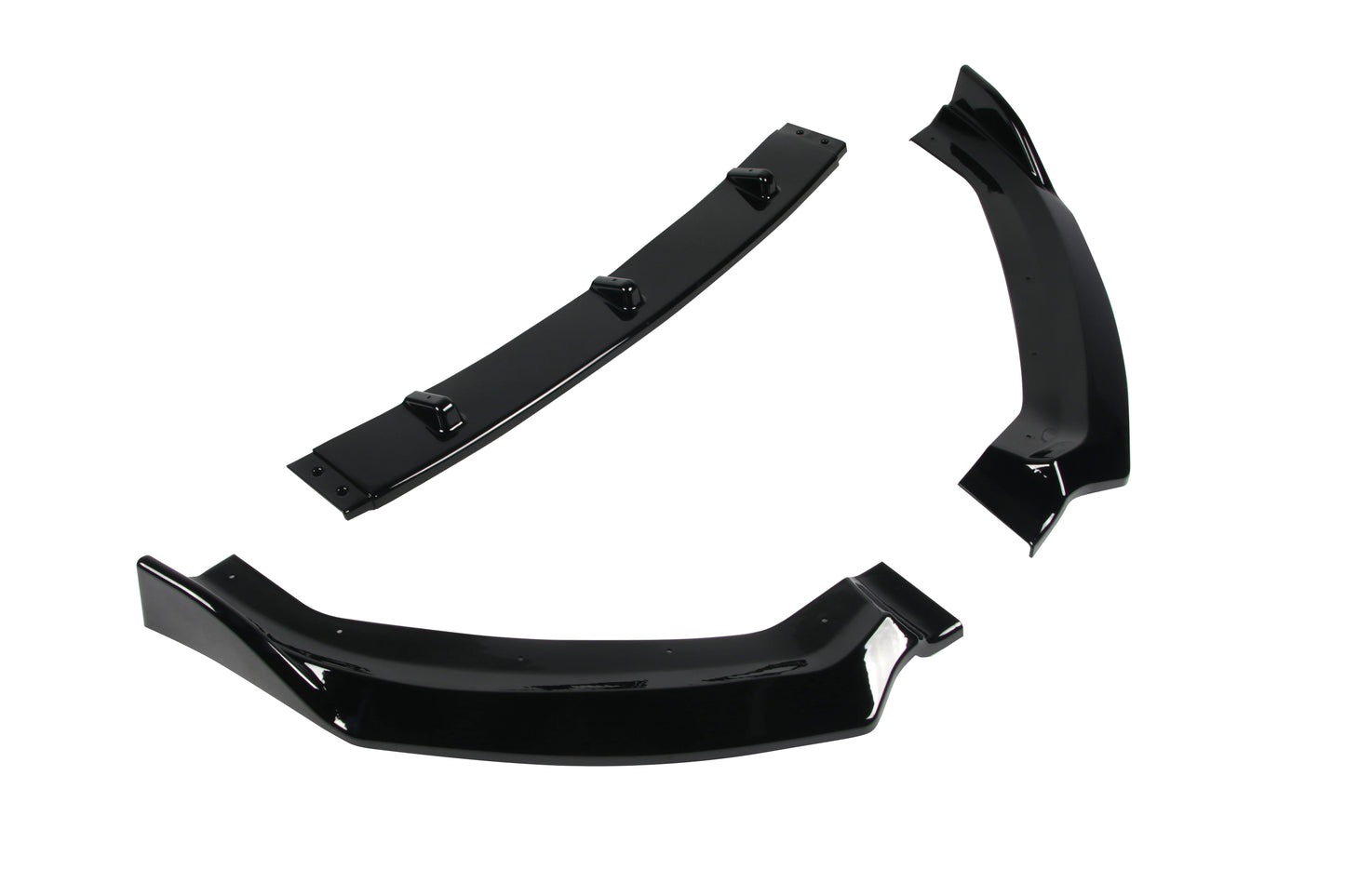 Audi A3 S3 Sport 2017-2020 Glossy Black Flexible Unbreakable Plastic Front Lip – OneCarWorld