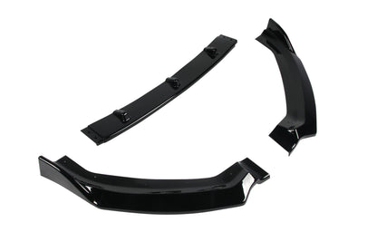 Audi A3 S3 Sport 2017-2020 Glossy Black Flexible Unbreakable Plastic Front Lip – OneCarWorld