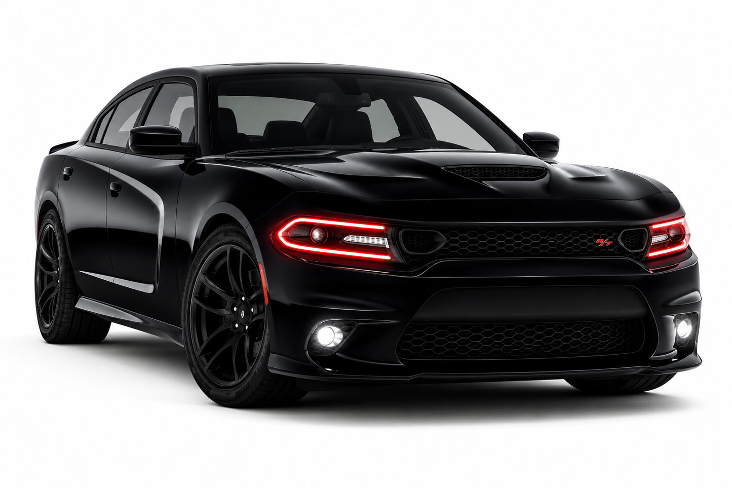 Dodge Charger Front Conversion Bumper Hellcat Style With fog lamp Option 2015-2023 Unpainted Primer Onecarworld