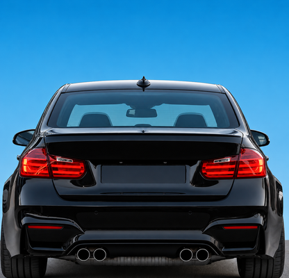 BMW 3 Series F30 M3 Style Rear Bumper 2012-2018 Unpainted Primer with Parking Sensor Holes Onecarworld