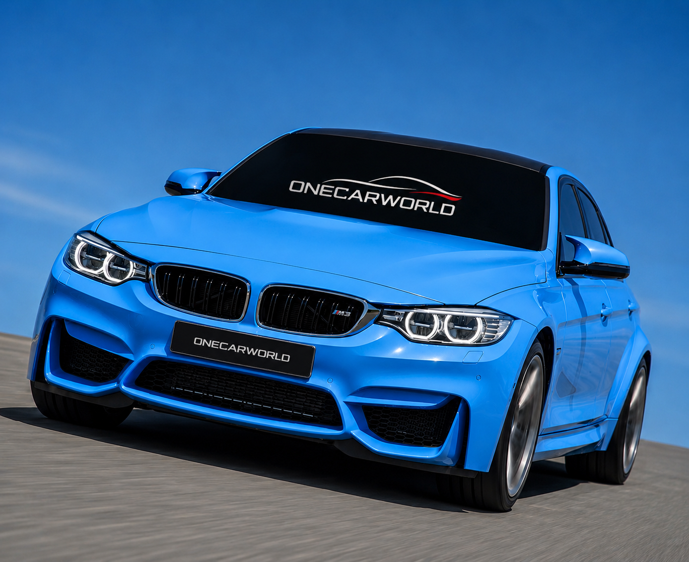 BMW 3 Series F30 M3 Style Front Bumper Conversion 2012-2018 Unpainted Primer Onecarworld