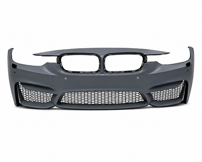BMW 3 Series F30 M3 Style Front Bumper Conversion 2012-2018 Unpainted Primer Onecarworld