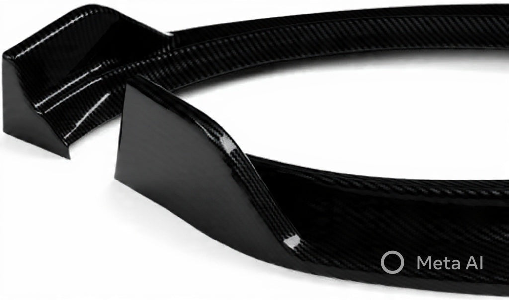 Infiniti G35 / G37 Front Bumper Lip Glossy Black for 2007–2009 Sedan Only | Onecarworld