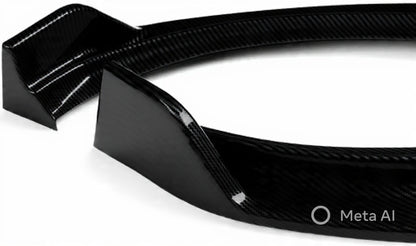 Infiniti G35 / G37 Front Bumper Lip Glossy Black for 2007–2009 Sedan Only | Onecarworld