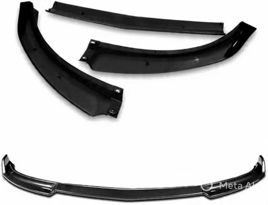 Infiniti G35 / G37 Front Bumper Lip Glossy Black for 2007–2009 Sedan Only | Onecarworld