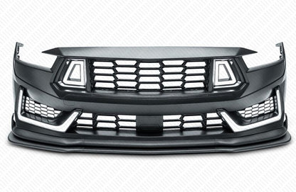 MP Concepts Dark Horse Style Front Bumper Kit with LED DRL Unpainted (2024+ Mustang GT, EcoBoost)