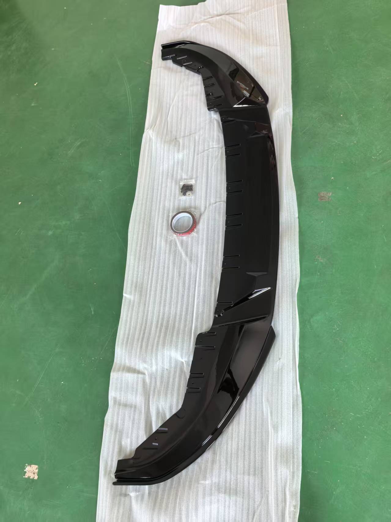 BMW 2021-2023 4 Series G26 M Sport Gloss Black Front Lip Spoiler Onecarworld