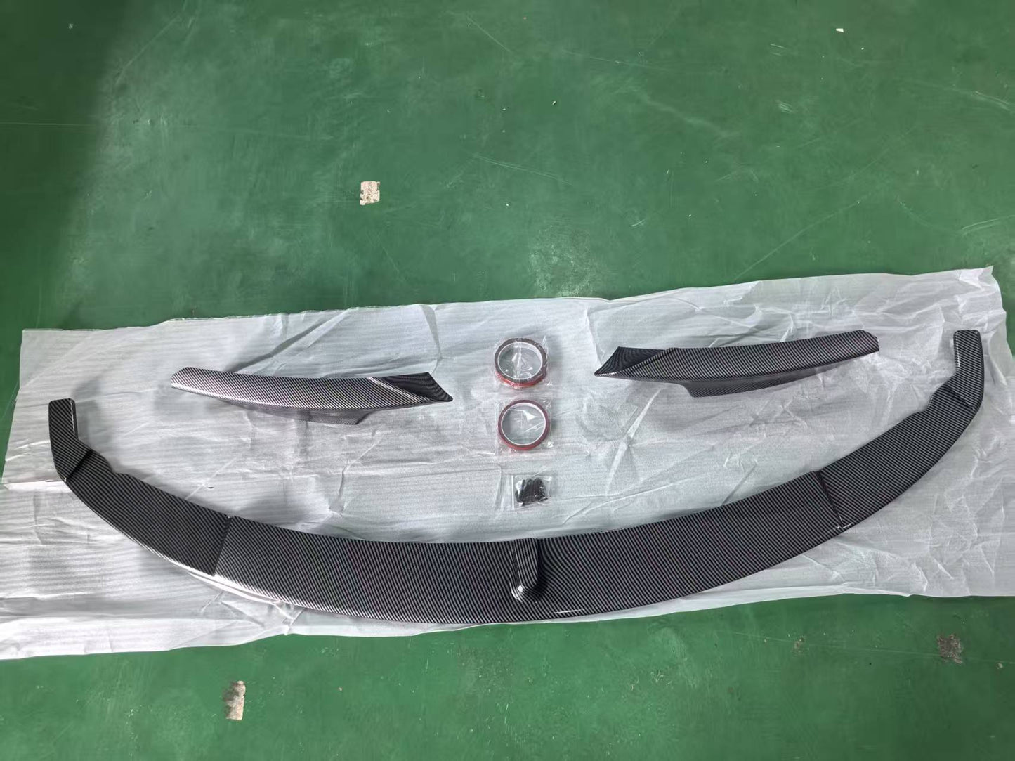 BMW F30 F31 328i 335i 2012-2019 Carbon Fiber Style Front Bumper Spoiler Lip One Piece Onecarworld