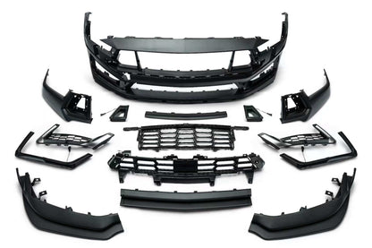 MP Concepts Dark Horse Style Front Bumper Kit with LED DRL Unpainted (2024+ Mustang GT, EcoBoost)