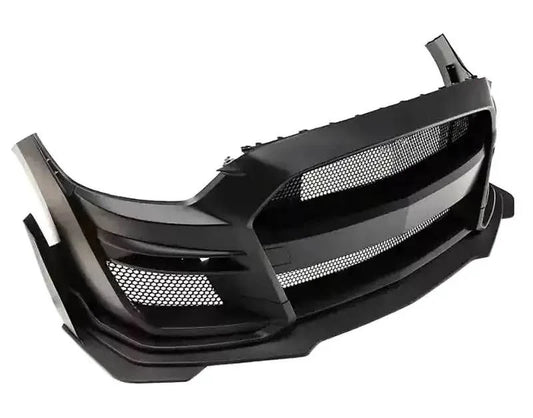 GT500 Style Front Bumper for Mustang GT/EcoBoost 2018–2023 – Unpainted – Onecarworld