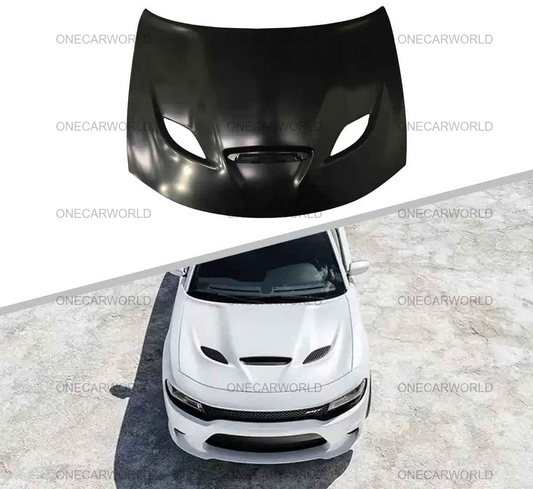 Dodge Charger Hood 2015–2024 Aggressive Performance | Muscle Series Aluminum Design (Non-Hellcat Models) Onecarworld