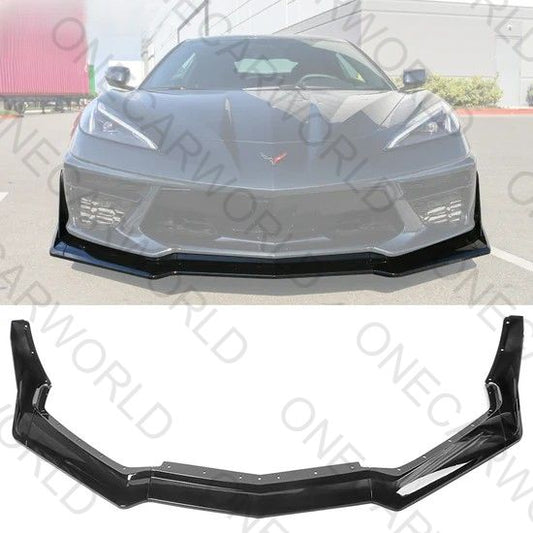 Chevy Corvette C8 Stingray/Z51 Front Lip ZR1 Style 7PCS Kit Fits 2020–2025 Onecarworld