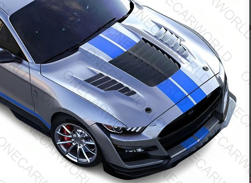 Ford Mustang GT500 KR Style Aluminum Hood 2015–2017 High Quality Onecarworld