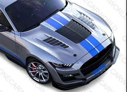 Ford Mustang GT500 KR Style Aluminum Hood 2015–2017 High Quality Onecarworld