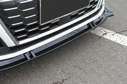 Audi A3 Front Bumper Lip 2021+ Gloss Black Onecarworld