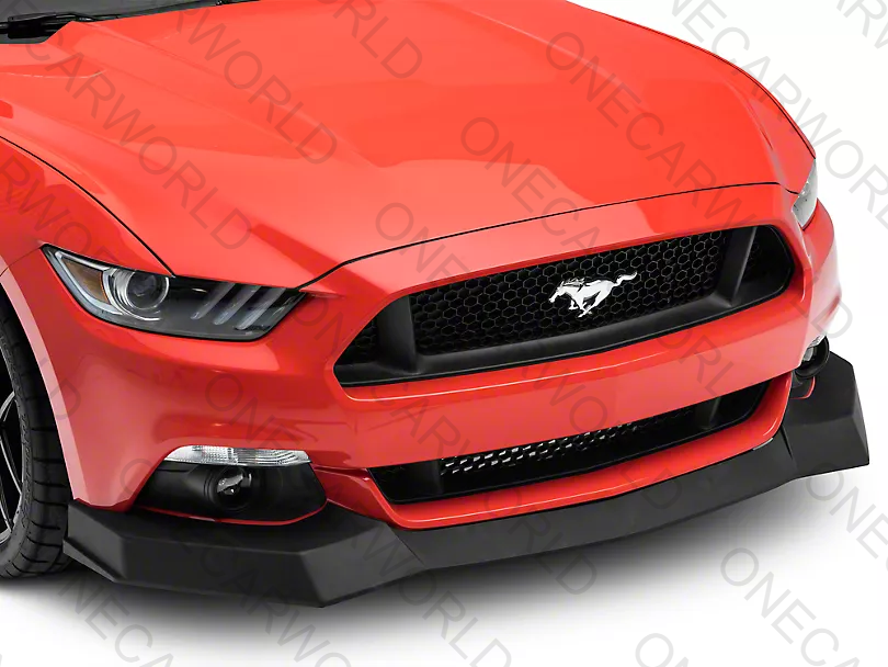 Ford Mustang 2015–2017 RTR Style Front Lip Chin Spoiler – MP Concepts – Gloss Black – Onecarworld