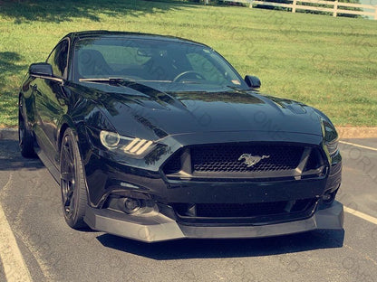 Ford Mustang 2015–2017 RTR Style Front Lip Chin Spoiler – MP Concepts – Gloss Black – Onecarworld