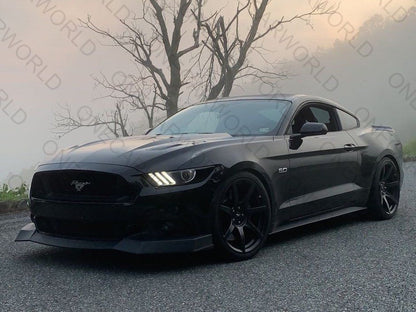 Ford Mustang 2015–2017 RTR Style Front Lip Chin Spoiler – MP Concepts – Gloss Black – Onecarworld