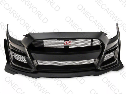 MP Concepts Front Bumper for Ford Mustang GT/EcoBoost/V6 2015–2017 GT500 Style – Unpainted – Onecarworld