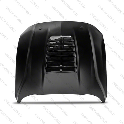 MP Concepts GT500 Style Aluminum Hood – Unpainted | Fits 2018–2023 Mustang GT, EcoBoost, V6 | Heat Extractor | Onecarworld