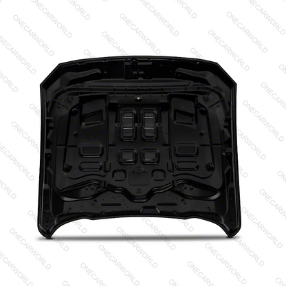MP Concepts GT500 Style Aluminum Hood – Unpainted | Fits 2018–2023 Mustang GT, EcoBoost, V6 | Heat Extractor | Onecarworld