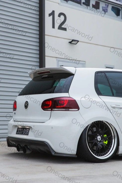 Volkswagen Golf MK6 GTI R 2008–2014 OSIR Style Rear Roof Spoiler Gloss Black – Onecarworld