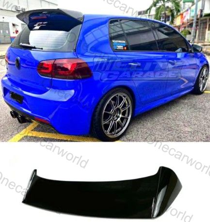 Volkswagen Golf MK6 GTI R 2008–2014 OSIR Style Rear Roof Spoiler Gloss Black – Onecarworld