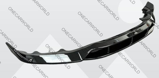BMW F15 X5 2014-2018 M-Tech M-Sport Only GT Style 1 Piece Front Bumper Lip Gloss Black Onecarworld