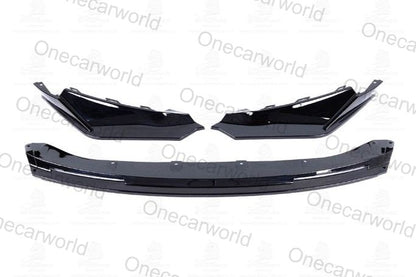 BMW G80/G82/G83 M3/M4 2021+ Sedan/Coupe/Convertible Black Front Bumper Lip Onecarworld