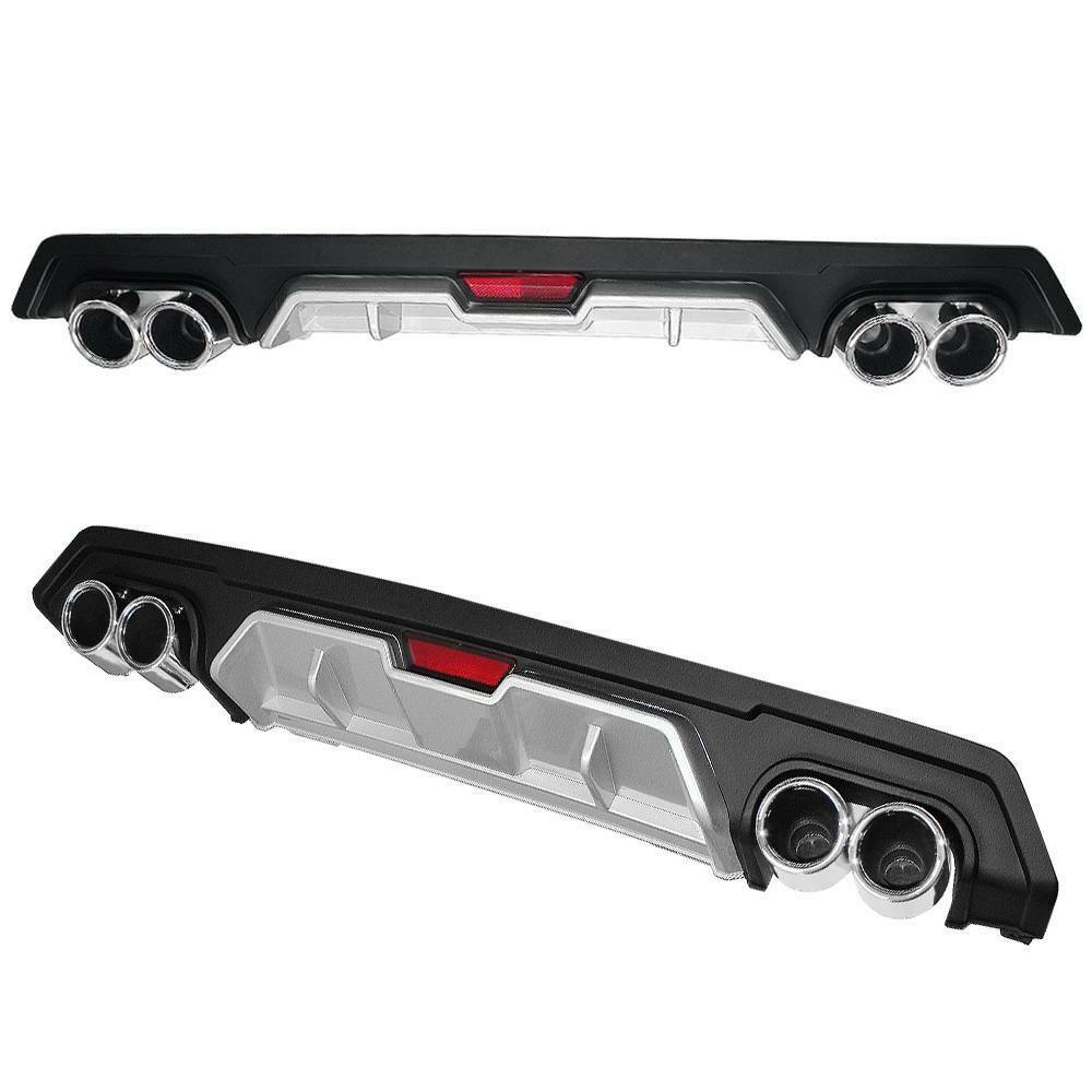 Rear Bumper Lip Diffuser For Honda Civic 2016-2018 - ONECARWORLD
