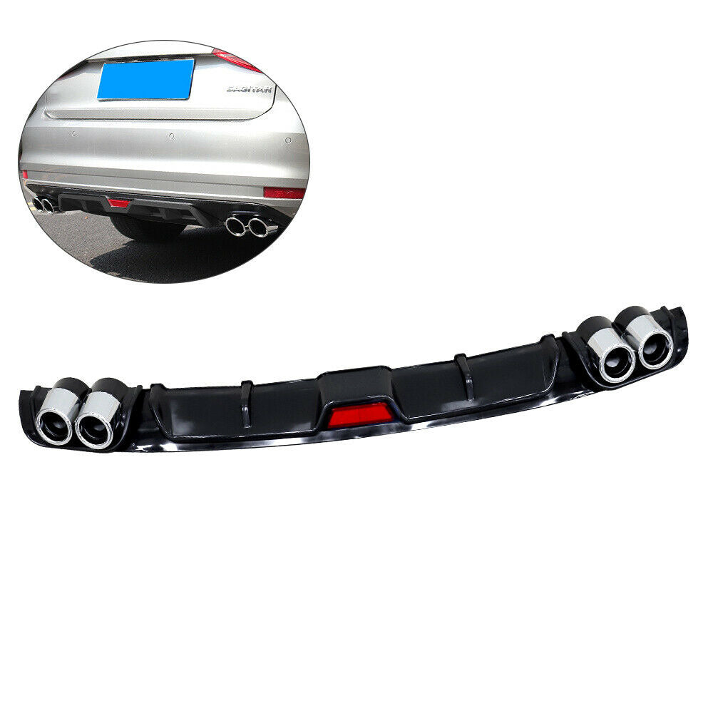 Rear Bumper Lip Diffuser For Honda Civic 2016-2018 - ONECARWORLD