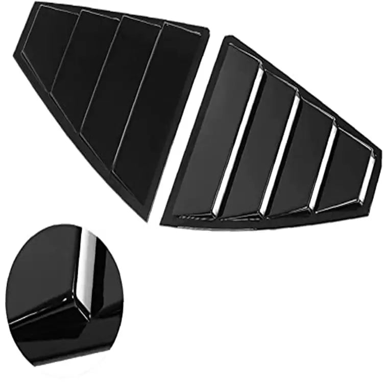 Side Vent Window Scoop Louver Cover Trim for Hyundai Elantra 2016-2020 gloss black - ONECARWORLD