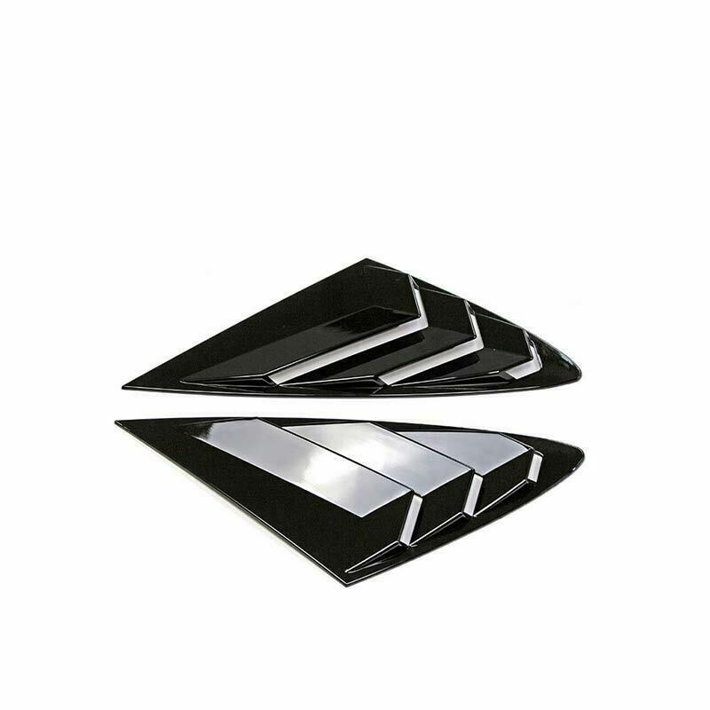 2X Sport Quarter Window Scoops Louvers for Nissan Sentra 2029-2023 (Gloss Black) - ONECARWORLD