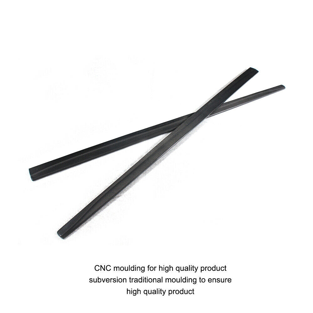Side Skirts Extensions For BMW F30 F35 M Sport OMS Style 14-2020 Glossy Black - ONECARWORLD