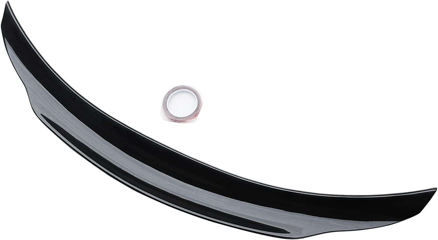 Benz W205 4Dr Sedan C-Class AMG C43 C300 C400 C450 C63 C350, PSM Style Gloss Black Rear Trunk Wing spoiler 2014-2021 - ONECARWORLD