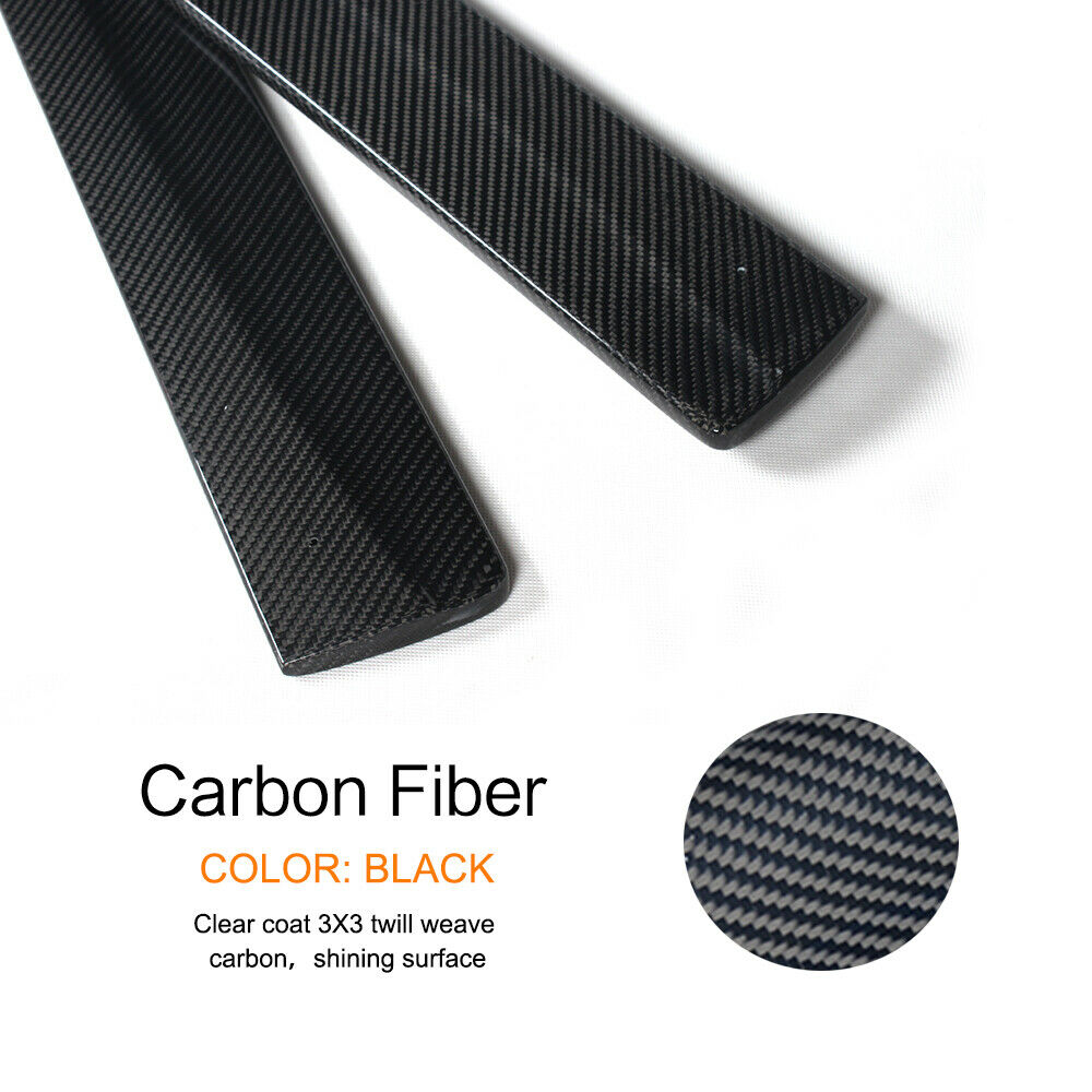 Side Skirts Extensions For BMW F30 F35 M Sport OMS Style 14-2020 Glossy Black - ONECARWORLD