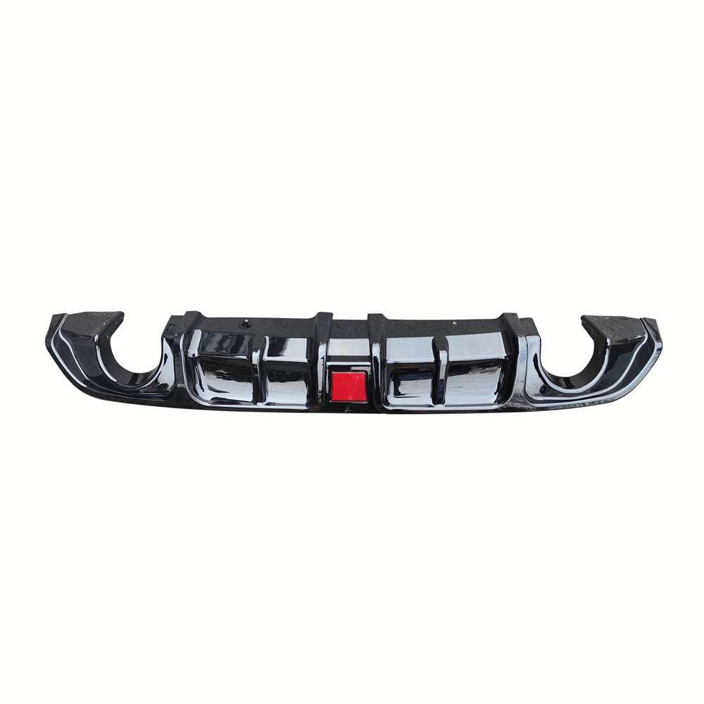 Rear Bumper Diffuser For INFINITI Q60 2017-2019 Glossy Black - ONECARWORLD