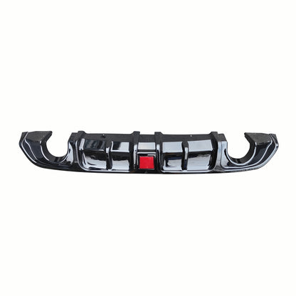 Rear Bumper Diffuser For INFINITI Q60 2017-2019 Glossy Black - ONECARWORLD