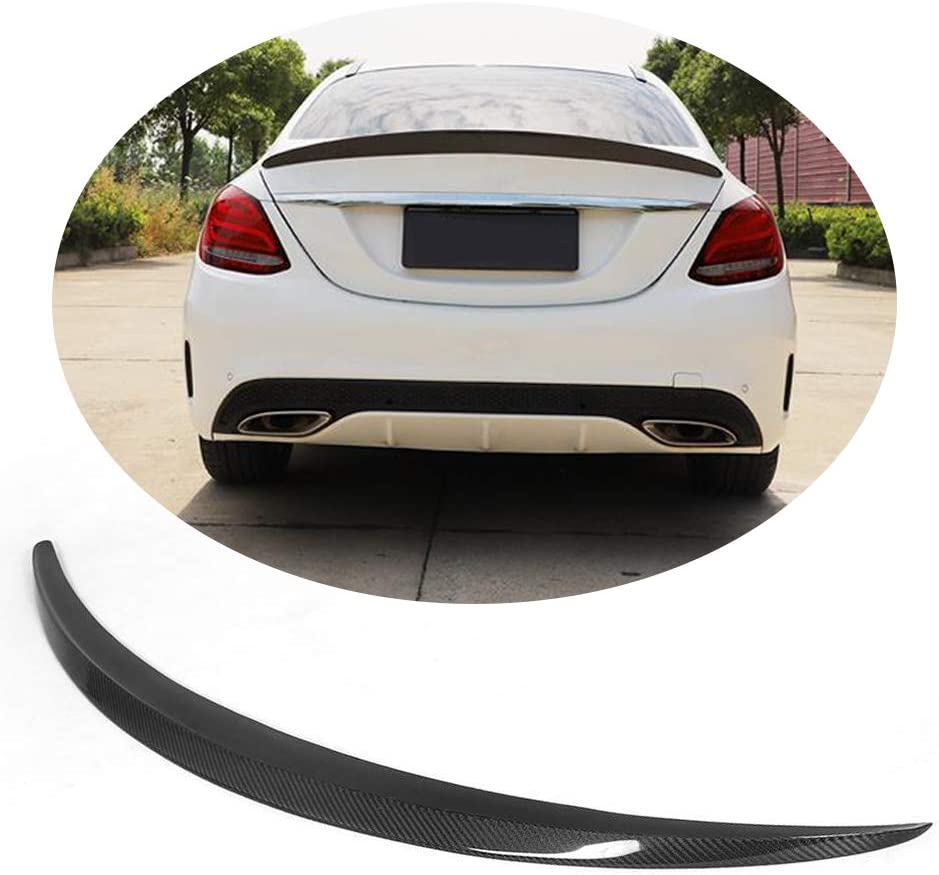 Mercedes Benz C-Class W205 C180 C200 C250 C300 C350 C63 AMG Sedan 2015-2018 Rear Trunk Spoiler Highkick Wing Lip spoiler.2014-2019 - ONECARWORLD