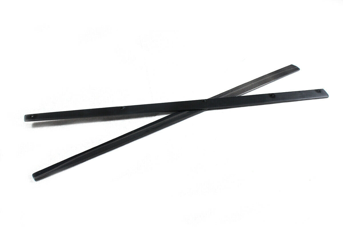 Side Skirts Extensions For BMW F30 F35 M Sport OMS Style 14-2020 Glossy Black - ONECARWORLD